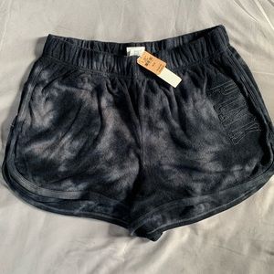 PINK terry tie dye shorts